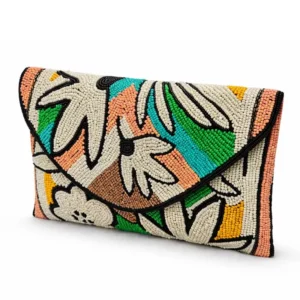 Handcrafted Beaded Envelope Clutch