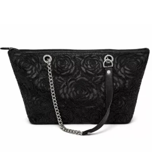 Handcrafted Floral Embossed Shoulder Bag