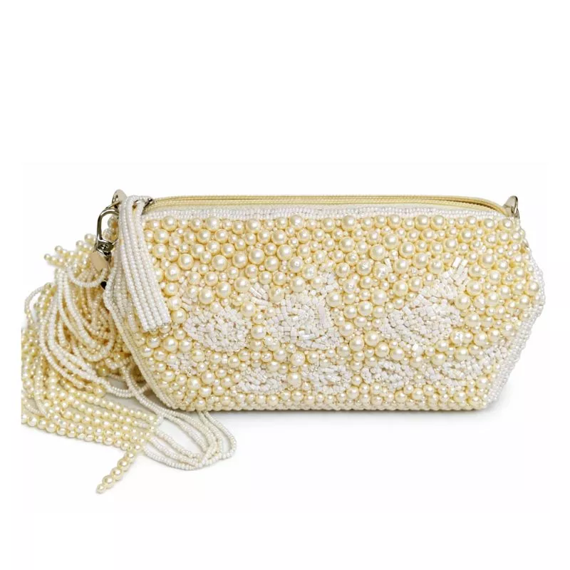 Pearl Beaded Sling Bag - Image 3
